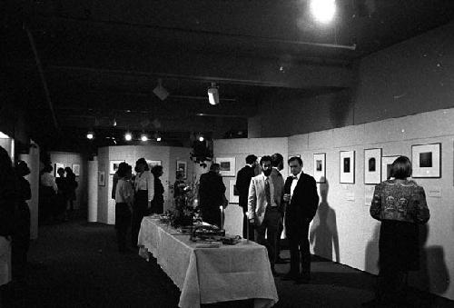 Opening of exhibition, "A Timely Encounter: Nineteenth Century Photographs of Japan"