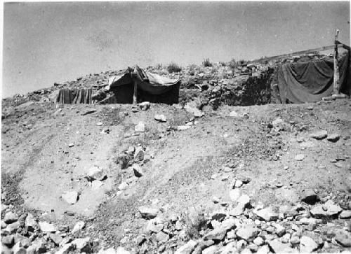 Shelters or tents at Awatovi