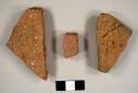 Brick tile fragments