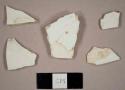 Whiteware sherds