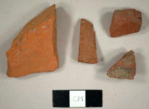 Brick fragments, including some handmade fragments