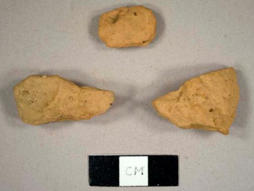 Refined red earthenware sherds, possibly soft brick fragments