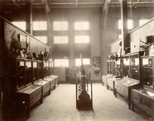 World's Columbian Exposition of 1893: Eye chart and other medical equipment