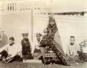World's Columbian Exposition of 1893: Indians in natural dress and in "modern" clothing