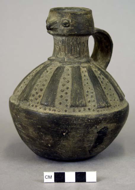 Jug, of squat spherical shape