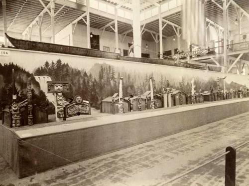 Model of Village, Queen Charlotte Islands, World's Columbian Exposition of 1893