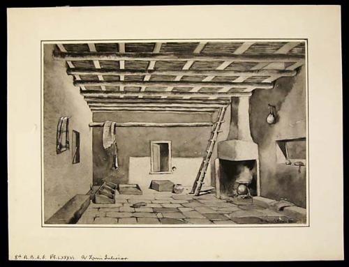 "A Zuni Interior."