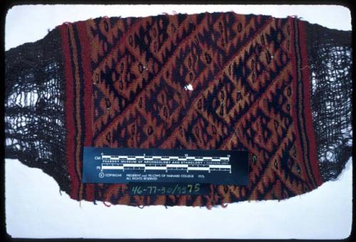 Textile, slit tapestry