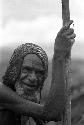 Samuel Putnam negatives, New Guinea; an old man working in the fields