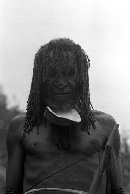 Samuel Putnam negatives, New Guinea; portrait of Polik