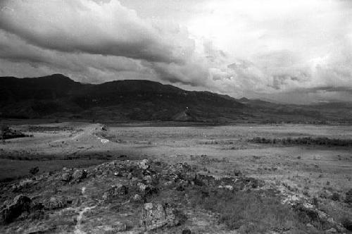 Samuel Putnam negatives, New Guinea; a view of the Warabara from the end of the Siobara looking towards Homoak