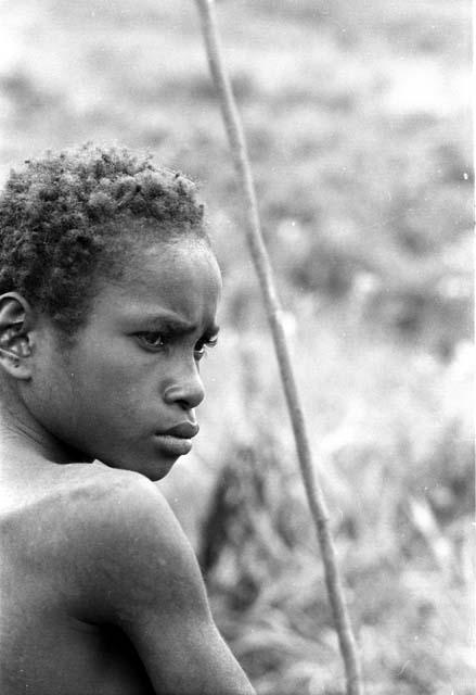 Samuel Putnam negatives, New Guinea; portrait of Lokopma