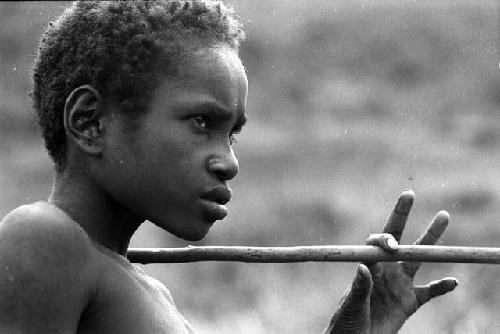 Samuel Putnam negatives, New Guinea; portrait of Lokopma