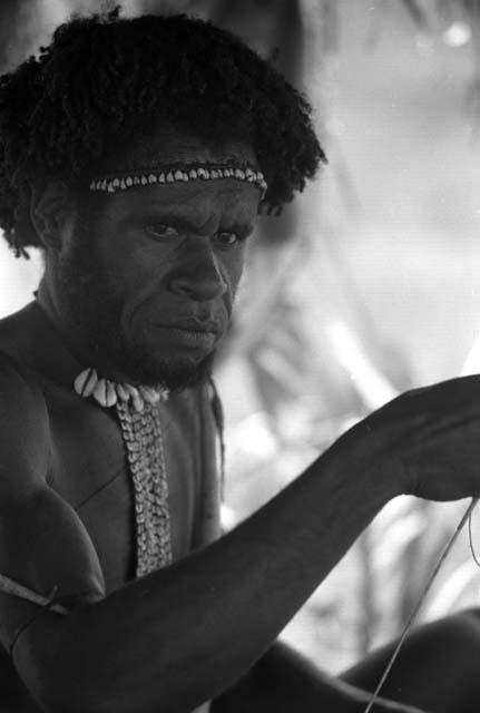 Samuel Putnam negatives, New Guinea; Werene; portrait