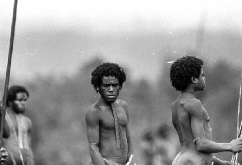 Samuel Putnam negatives, New Guinea; Woluklek; worried expression on his face; during the war on the Tokolik