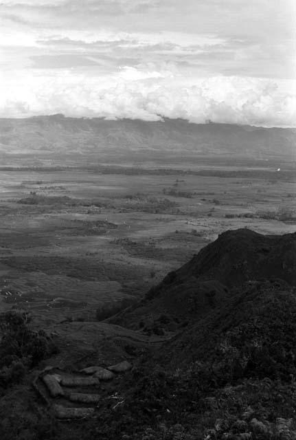 Samuel Putnam negatives, New Guinea; high on Tukumba; a view of Patosake