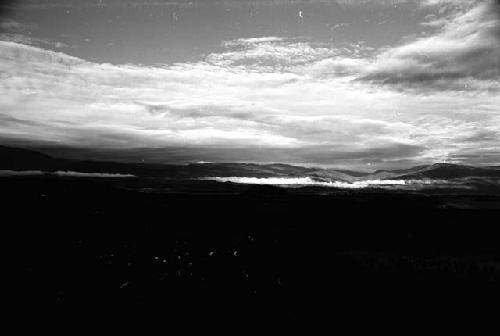 Samuel Putnam negatives, New Guinea; scenic shot out to the west