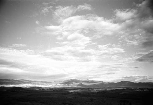 Samuel Putnam negatives, New Guinea; scenic shot; towards the west