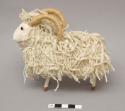 Folk art ram figurine