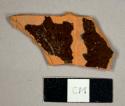 Lead glazed red earthenware sherd