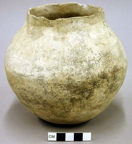 Plain pottery jar