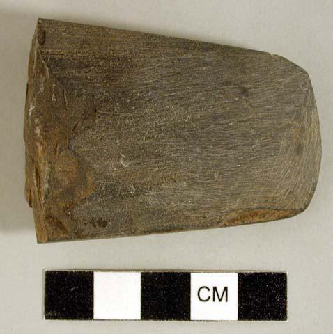 Ground stone, worked stone fragment