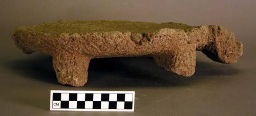 4-legged stone metate