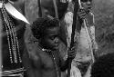 Samuel Putnam negatives, New Guinea; Tukom in a group singing