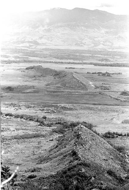 Samuel Putnam negatives, New Guinea; a view to the Warabara and Siobara from high on Tukumba