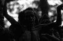 Samuel Putnam negatives, New Guinea; Haniake with hands upraised dances