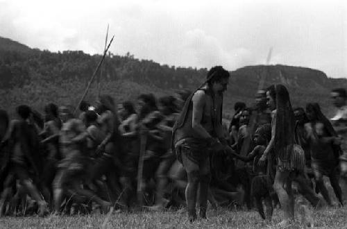 Samuel Putnam negatives, New Guinea; women dancing