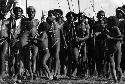 Samuel Putnam negatives, New Guinea; men and women dancing on Liberek