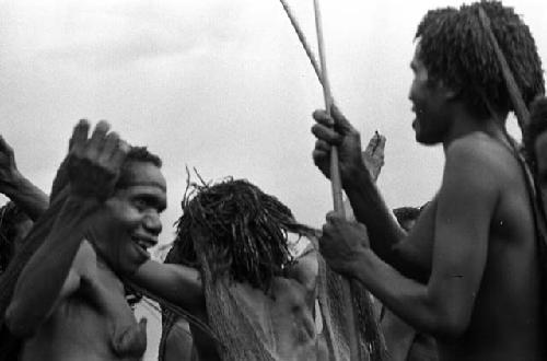 Samuel Putnam negatives, New Guinea; women dancing