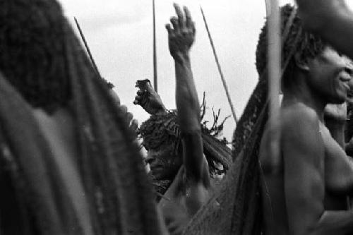 Samuel Putnam negatives, New Guinea; women dancing