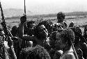 Samuel Putnam negatives, New Guinea; woman dancing on the Liberek