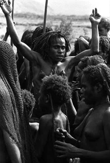 Samuel Putnam negatives, New Guinea; woman dancing