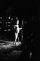 Samuel Putnam negatives, New Guinea; Little boy stands in the doorway