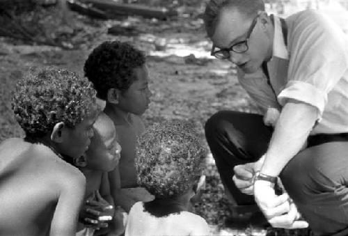 Karl Heider negatives, New Guinea; Biak, Children