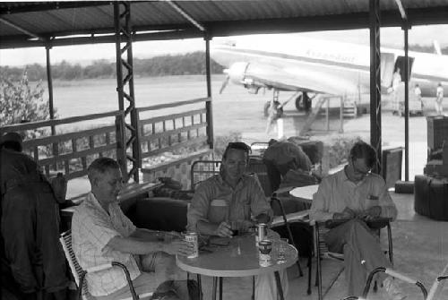 Karl Heider negatives, New Guinea; deBruyn, Robert Gardner waiting