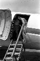 Karl Heider negatives, New Guinea; Robert Gardner in plane