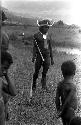 Karl Heider negatives, New Guinea; Warriors