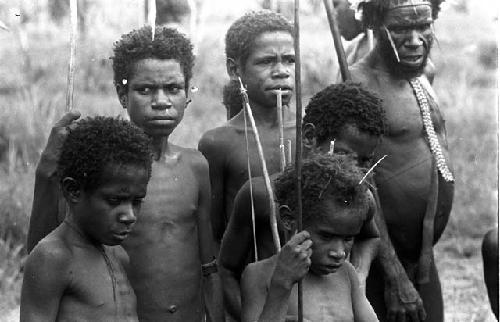 Karl Heider negatives, New Guinea; Young Boys