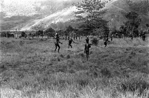 Karl Heider negatives, New Guinea; Men Go to Front