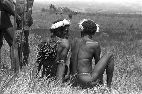 Karl Heider negatives, New Guinea; Seated Figures