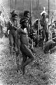 Karl Heider negatives, New Guinea; Warriors waiting