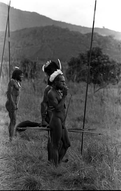 Karl Heider negatives, New Guinea; Asuk waiting