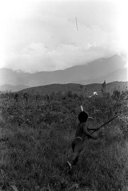 Karl Heider negatives, New Guinea; He shoots