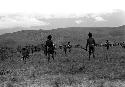 Karl Heider negatives, New Guinea; Men watching action