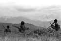 Karl Heider negatives, New Guinea; Men watching action