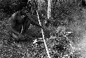 Karl Heider negatives, New Guinea; Fire and new spear